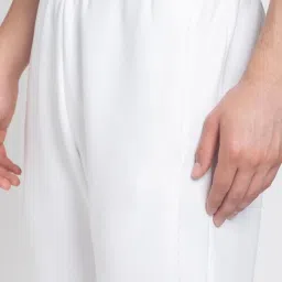 Adidas White Regular Fit Trackpants image 4