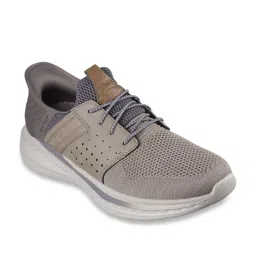 Skechers Men's SLADE - OCON Taupe Casual Sneakers image 2