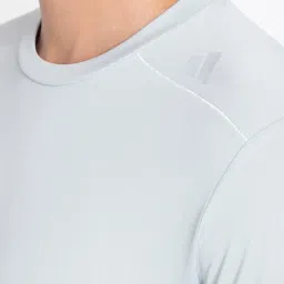 Adidas Grey Slim Fit Sports T-Shirt image 4