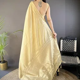 Mameraa Woven Design Zari Handloom Kanjeevaram Saree image 2