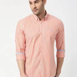 Dragon Hill Red Striped Slim Fit Shirt image 4