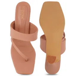 Scentra Women's Peach Casual Stilettos image 4