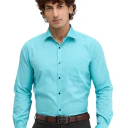 Park Avenue Blue Slim Fit Shirt-picture-21