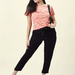 Honey by Pantaloons Black High Rise Pants image 4