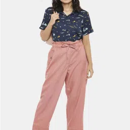 Honey by Pantaloons Navy Printed Shirt image 4