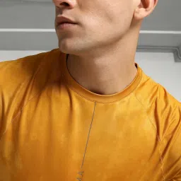 Puma Yellow Regular Fit Sports T-Shirt image 4