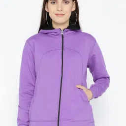 Belle Fille Violet Regular Fit Jacket-image-53
