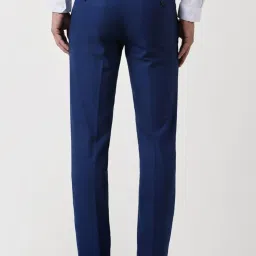 Peter England Blue Slim Fit Trousers image 2