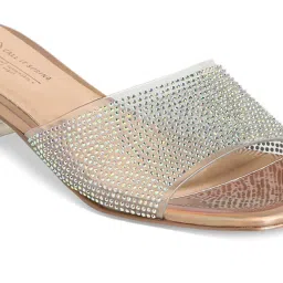 Call It Spring Women's Rose Gold Casual Sandals image 4