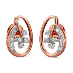 Joyalukkas 18k Gold & Diamond Stud Earrings for Women-picture-27