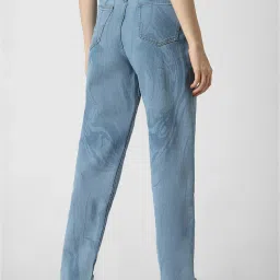 Van Heusen Blue Cotton Regular Fit Mid Rise Jeans image 2