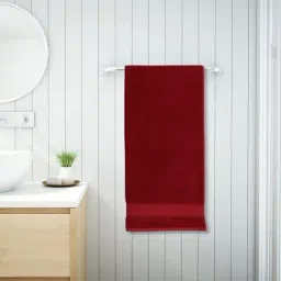 Spaces Econova Dark Red 550 GSM Cotton Bath Towel-image-25