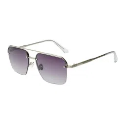 SCOTT Grey UV Protection Oval Sunglasses for Men-image-16