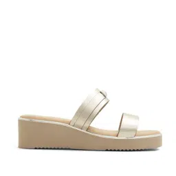 Aldo Women's FOURTH Silver Casual Sandals image 2