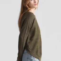 Only Olive Regular Fit Pullover image 4