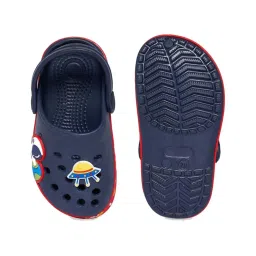 Pantaloons Junior Navy & Red Back Strap Clogs image 4