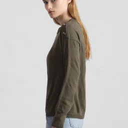 Only Green Regular Fit Pullover image 4