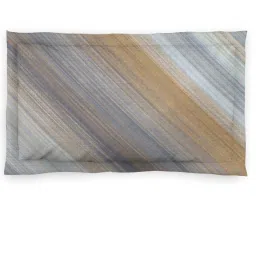 DDecor Blue & Brown Cotton 150 TC Single Size Bedsheet With Pillow Cover image 4