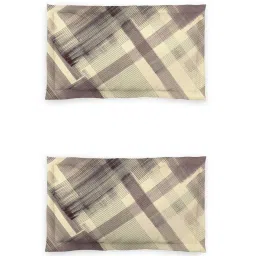 DDecor Brown Cotton 136 TC Queen Size Bedsheet With Pillow Covers image 4