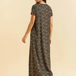 Sweet Dreams Green Printed Nighty image 2