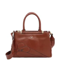 Hidesign SAHARA Tan Printed Medium Handbag image 2