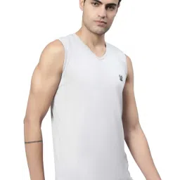 Vimal Jonney Light Grey Regular Fit Tank Tee image 4