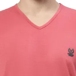 Vimal Jonney Pink Regular Fit Tank Tee image 4