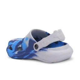 Lucy&Luke By Liberty Kids ALEX-02E Navy & White Back Strap Clogs image 4