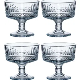 Pasabahce Transparent Glass Ice-Cream Bowl (0.25 L) - Set of 4 image 4