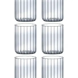 Goodhomes Transparent Glass Tumbler (0.27 L) - Set of 6 image 4