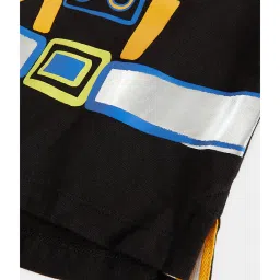 Mothercare Kids Black Printed Full Sleeves T-Shirt image 4