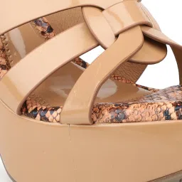 Inc.5 Women's Beige Ankle Strap Stilettos image 4