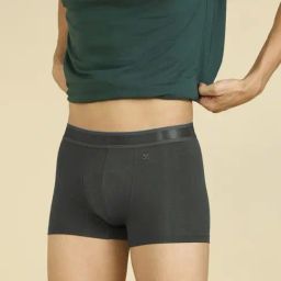 XYXX Charcoal Grey Cotton Regular Fit Trunks-picture-47