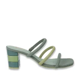 Metro Women's Green Casual Sandals image 2