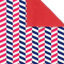 Alina decor Off-White & Blue Geometric Table Runner image 3