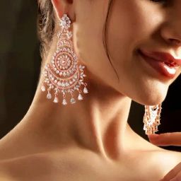Rubans Rose Gold Tone Plated Earrings for Women-image-14
