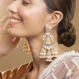 Rubans Gold-Tone Plated Earrings for Women-picture-34
