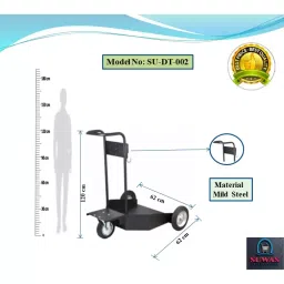 SUWAS TROLLEY STORE 350 kg Load Capacity Drum Handling Trolley SU-DT-002 image 3