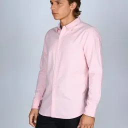 Wrangler Pink Comfort Fit Solid Shirt image 4
