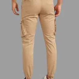 Royal Enfield Men Relaxed Fit Mid-Rise Trousers image 3