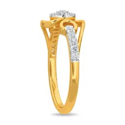 Kisna Diamond & Gold Jewellery Tahila 14k (585) Diamond & Gold Ring For Women image 4