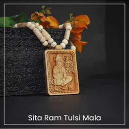 GenZcomplex Unisex Set Of 2 Bageshwar Dham Tulsi Kanthi Mala With Hanuman Ji Pendant-picture-15