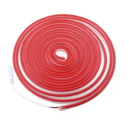 Allextreme AX-LED2 Neon LED Flexible Strip Light 12V Decorative Interior Exterior Car Truck Styling EL Wire Glow String Tube (Red, 5M) image 1