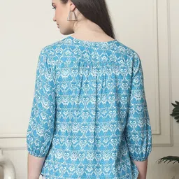 Frempy Print Ethnic Organic Cotton Top image 2