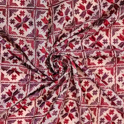 THE SHAWL STUDIO Ethnic Motifs Embroidered Viscose Rayon Dupatta image 3