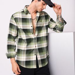 VASTRADO Classic Checked Premium Cotton Casual Shirt-picture-46