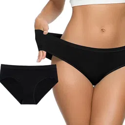 EMBATA Pack of Women Mid-Rise Cotton Bikini Briefs-image-37