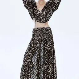 H&M Jacquard-Weave Maxi Skirt-picture-15