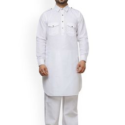 Pro-Ethic STYLE DEVELOPER Men Solid Cotton Kurta with Pyjama-picture-39
