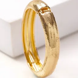 Rubans 22K Gold-Plated Bangle Bracelet image 2